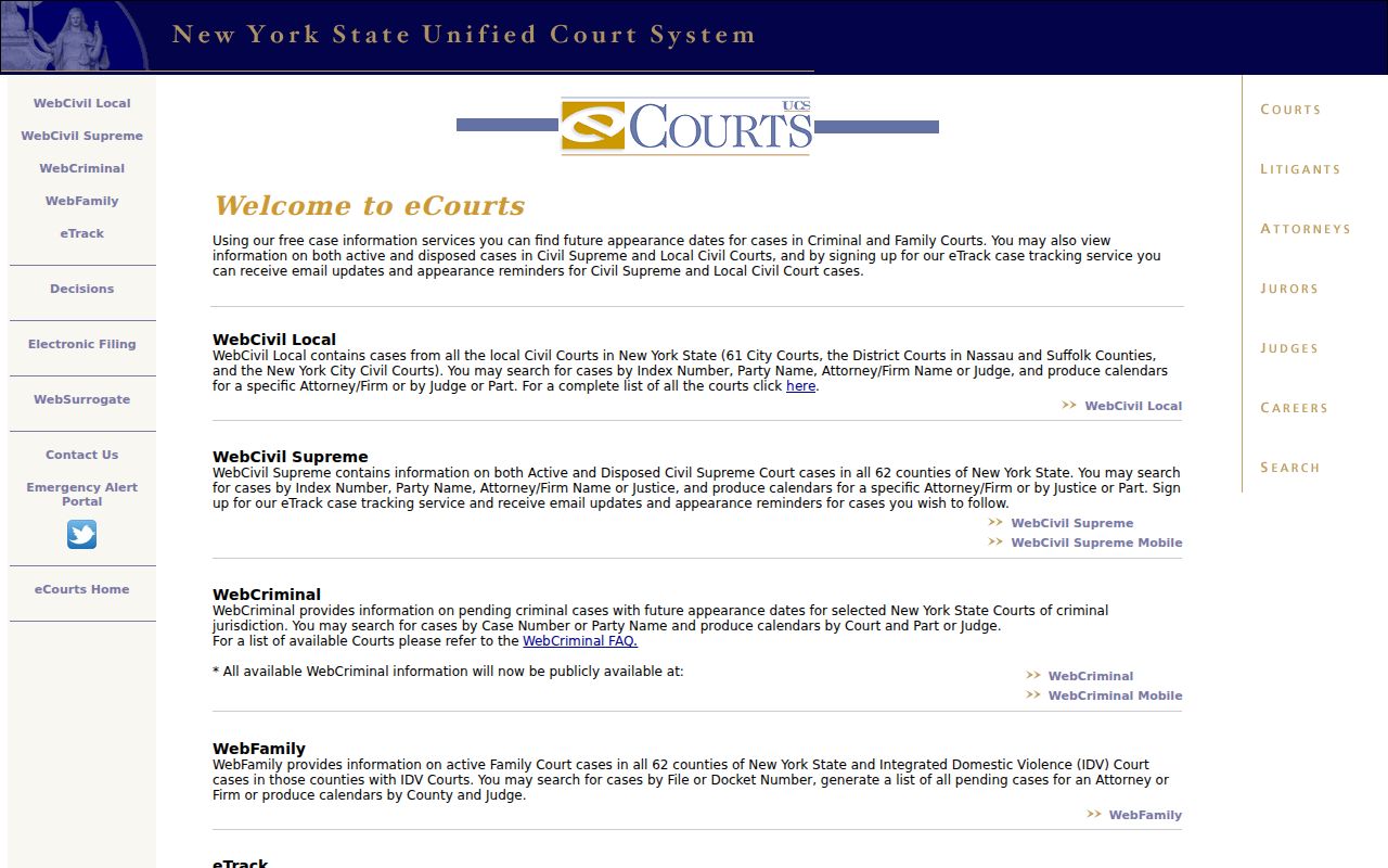 Huntington residents directory New York eCourts search choices